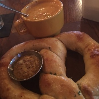 Taverna Rossa - Pretzel! SO SOFT and I will order this everytime I go, too good to not consume every visit - Pizza Near Me - Plano, Texas