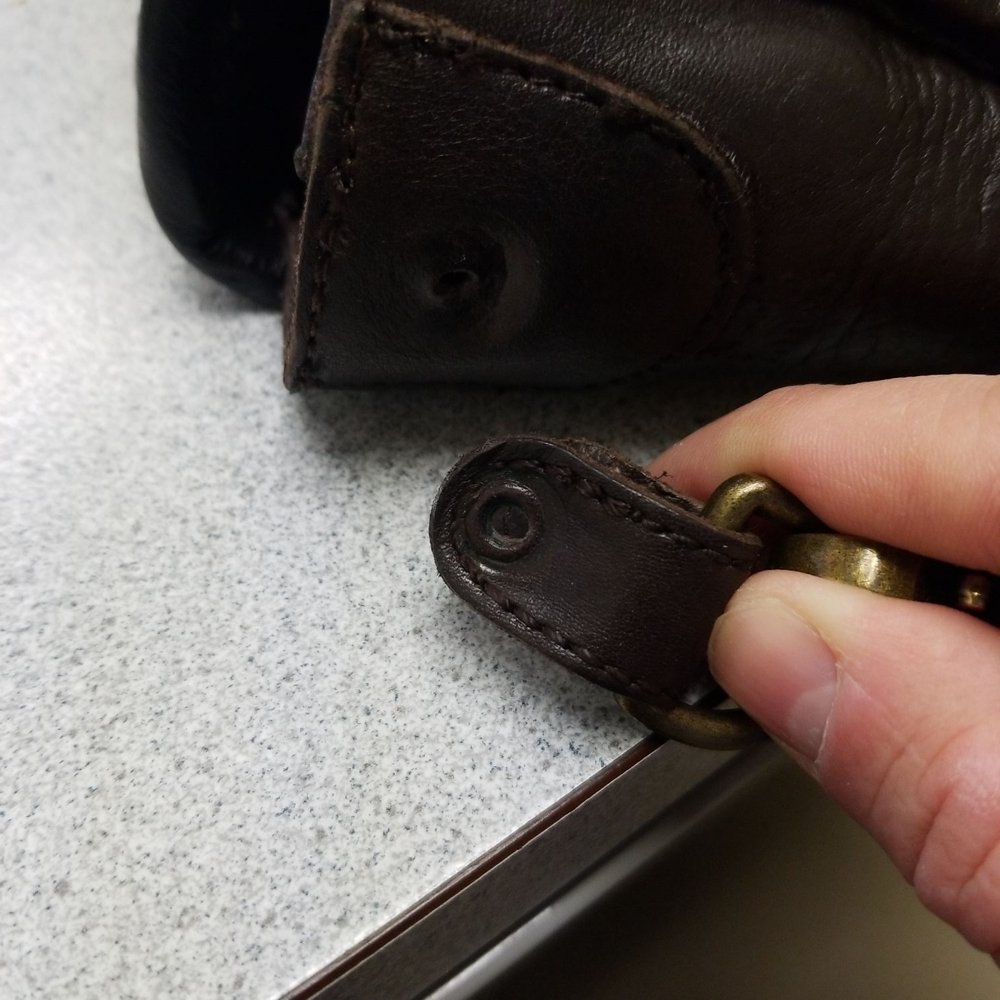 Broken strap the day after I picked it up from being replaced. Broken strap the day after I picked it up from being replaced.