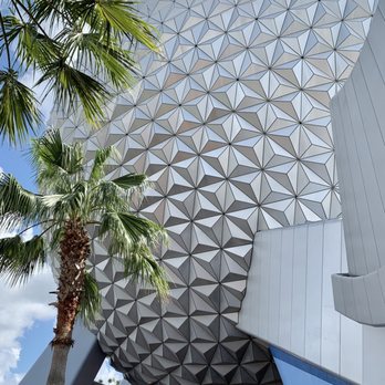 Spaceship Earth - 07.17.19 the attraction is inside this giant golf ball - Amusement Parks Near Me - Bay Lake, Florida