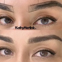 Kathy Hart Ink - Microbladed feathered brows