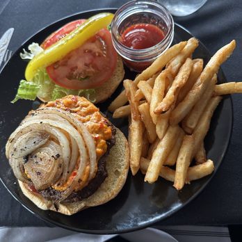 Chef Paco's - Pimento burger. So VERY tasty. - Italian Near Me - Dahlonega, Georgia Chef Paco's - Pimento burger. So VERY tasty. - Italian Near Me - Dahlonega, Georgia
