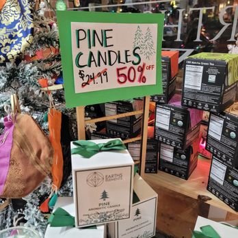 Earths Elements - Pine Candles 50% off - Spiritual Shop Near Me - Palm Springs, California