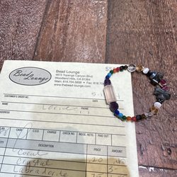 Bead Lounge - My bracelet ! I picked out everything :)))