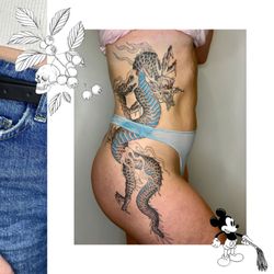 Fleur Noire Tattoo