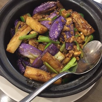 Spicy Hunan - Eggplant with minced meat - Chinese Near Me - Houston, Texas Spicy Hunan - Eggplant with minced meat - Chinese Near Me - Houston, Texas