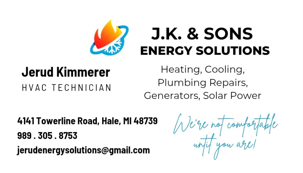 Slide of J K & Sons Energy Solutions