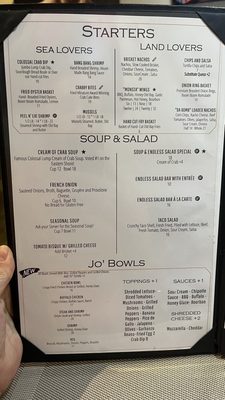 Menu photo 1 JoJo’s Family Restaurant Salisbury, MD Menu photo 1 JoJo’s Family Restaurant Salisbury, MD