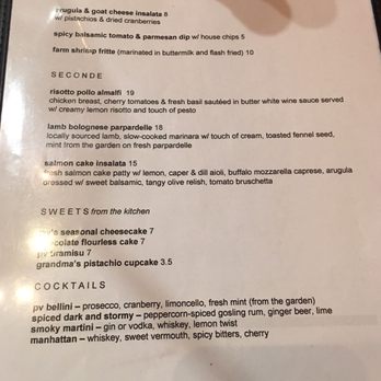 Pasta Vino - Menu - Italian Near Me - Atlanta, Georgia