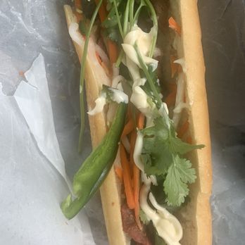 Cali Baguette Express - Bbq pork (added Mayo) - Vietnamese Near Me - San Diego, California Cali Baguette Express - Bbq pork (added Mayo) - Vietnamese Near Me - San Diego, California