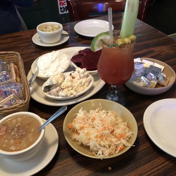 Merichka's Restaurant - The plate, soup and Bloody Mary - Steakhouses Near Me - Crest Hill, Illinois Merichka's Restaurant - The plate, soup and Bloody Mary - Steakhouses Near Me - Crest Hill, Illinois
