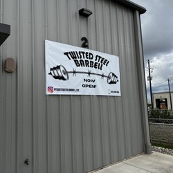 Twisted Steel Barbell