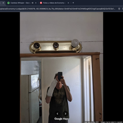 Economy Lodge - The 2 lights are missing (the one who throwed that photo is not me)