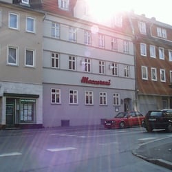 Maccaroni - Eingangs Ansicht vom Steinweg aus