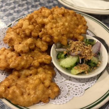 Thai Nakorn - Fried Corn Cakes (5) - Thai Near Me - San Bruno, California Thai Nakorn - Fried Corn Cakes (5) - Thai Near Me - San Bruno, California