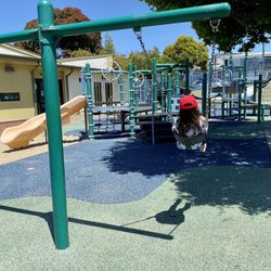 Junipero Serra Playground & Clubhouse - Playground.  On the older side, but just fine for my toddler