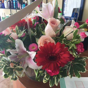 Bennett Floral - This arrangement photographs better from certain angles. - Florists Near Me - Galveston, Texas Bennett Floral - This arrangement photographs better from certain angles. - Florists Near Me - Galveston, Texas