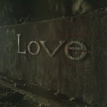 Road To Nowhere Hike - 'love' written on the tunnel wall - Hiking Near Me - Azusa, California