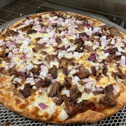 The Bunk at Double R Ranch - Brisket pizza