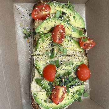 be well cafe - Loaded Hummus Avocado toast - Juice Bars & Smoothies Near Me - Rutherford, New Jersey