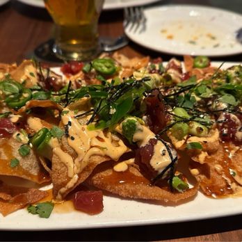 Yard House - Block 59 - Poke Nachos - New American Near Me - Naperville, Illinois Yard House - Block 59 - Poke Nachos - New American Near Me - Naperville, Illinois