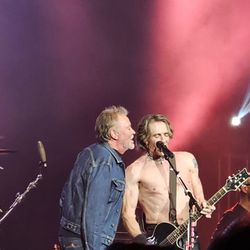 Dickies Arena - 74 year old Rick Springfield (shirtless, of course) and Paul Young