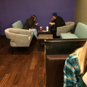 QDOBA Mexican Eats - I said it feels like Starbucks now. Low and behold this couple walked in as I was typing...both with Starbucks. - Mexican Near Me - Colorado Springs, Colorado