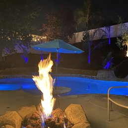 Our volcano fire pit