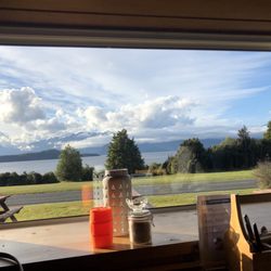 Manapouri Lakeview Cafe And Bar - View from our table