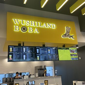 Wushiland Boba Katy - Inside | ig: @veroeatss - Bubble Tea Near Me - Katy, Texas