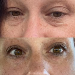 Lash lift and tint! Samantha is a miracle worker!
