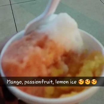 Uncle Louie G - Mango, passionfruit, and lemon ice. You must try these 3 scoops...trust me! - Ice Cream & Frozen Yogurt Near Me - Brooklyn, New York Uncle Louie G - Mango, passionfruit, and lemon ice. You must try these 3 scoops...trust me! - Ice Cream & Frozen Yogurt Near Me - Brooklyn, New York