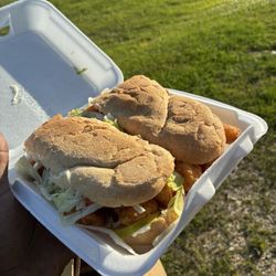 The Real Deal An American Kitchen - Fried Shrimp Po-Boy
