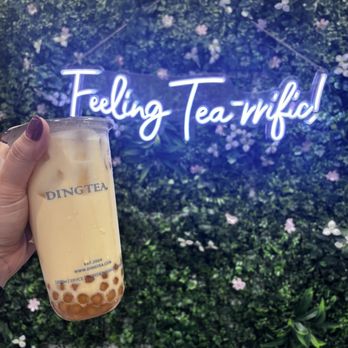 Ding Tea Vista - JASMINE GREEN MILK TEA - Bubble Tea Near Me - Vista, California