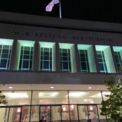 W K Kellogg Auditorium - Front of building