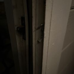 Southpoint at Stones River by ZRS Management - Nails sticking out of the sliding door