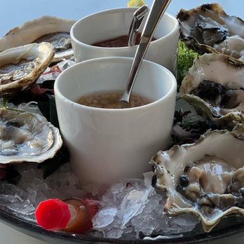 Spago - Half Dozen Oysters Three East And West Coast - New American Near Me - Las Vegas, Nevada