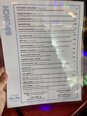 Menu photo 2 Blue Chair Edmonton, AB Menu photo 2 Blue Chair Edmonton, AB