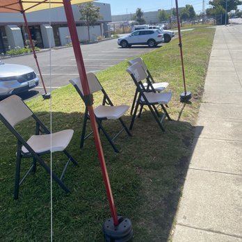 Tacos Tany - Seats under canopy for seating. - Food Trucks Near Me - San Leandro, California Tacos Tany - Seats under canopy for seating. - Food Trucks Near Me - San Leandro, California