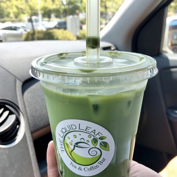 Liquid Leaf - The Liquid Leaf:  Matcha Vanilla Boba:  39028 Winchester Rd, STE 109, Temecula, CA 92563, 20190616 - Coffee & Tea Near Me - Murrieta, California