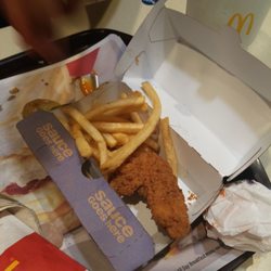 McDonald's - This is a dried-up piece of shoe leather the McDonald's trying to sell as a chicken tender. For $6.78 no less!