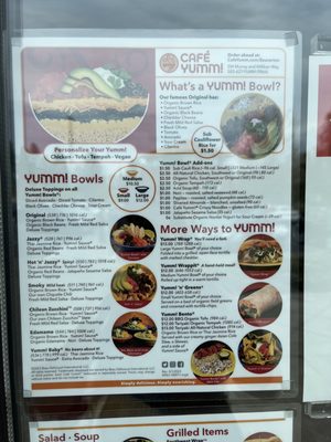 Menu photo 3 Cafe Yumm! - Millikan Pointe Beaverton, OR Menu photo 3 Cafe Yumm! - Millikan Pointe Beaverton, OR