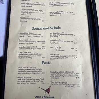 The Blue Pheasant Restaurant - Menu 12/29/23 - Dance Clubs Near Me - Cupertino, California The Blue Pheasant Restaurant - Menu 12/29/23 - Dance Clubs Near Me - Cupertino, California