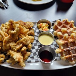 Wonderffle Cafe - FRIED CHICKEN WAFFLES