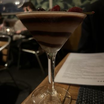 The Sunset Restaurant - Raspberry chocolate martini, to die for! - New American Near Me - Malibu, California