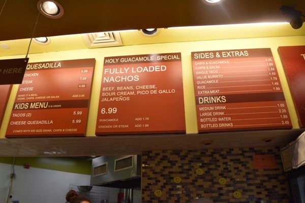 Menu photo 1 Holy Guacamole Lake Grove, NY