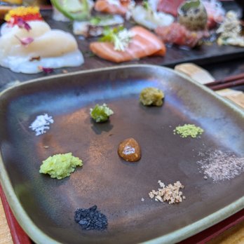 Ume Williamsburg - seasonings provided with omakase - Sushi Bars Near Me - Brooklyn, New York