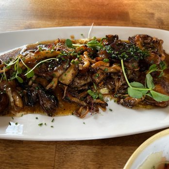 Larch - One of the best dishes you'll EVER have, balsamic honey and thyme cream sauce mushrooms. - Pasta Shops Near Me - Leavenworth, Washington Larch - One of the best dishes you'll EVER have, balsamic honey and thyme cream sauce mushrooms. - Pasta Shops Near Me - Leavenworth, Washington