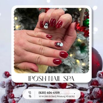 Iposh Nail Spa - "Snowflakes & Glamour: Transform Your Nails with Iposh Nail Spa's Winter Nail Art!" #WinterGlamNails - Nail Salons Near Me - Pittsburg, Kansas Iposh Nail Spa - "Snowflakes & Glamour: Transform Your Nails with Iposh Nail Spa's Winter Nail Art!" #WinterGlamNails - Nail Salons Near Me - Pittsburg, Kansas