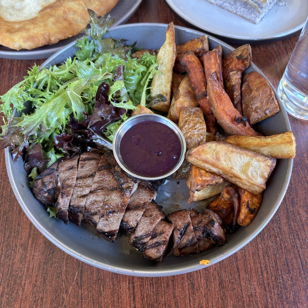 Wahpepah’s Kitchen - Bison steak - Salad Near Me - Oakland, California Wahpepah’s Kitchen - Bison steak - Salad Near Me - Oakland, California