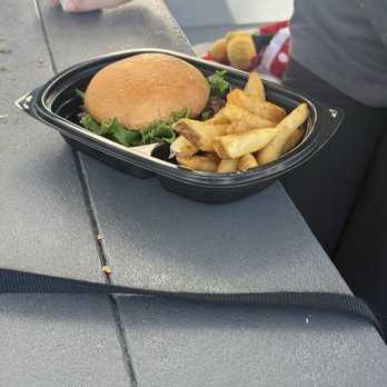 The New Custom House - Kids hamburger & fries - New American Near Me - Avila Beach, California The New Custom House - Kids hamburger & fries - New American Near Me - Avila Beach, California